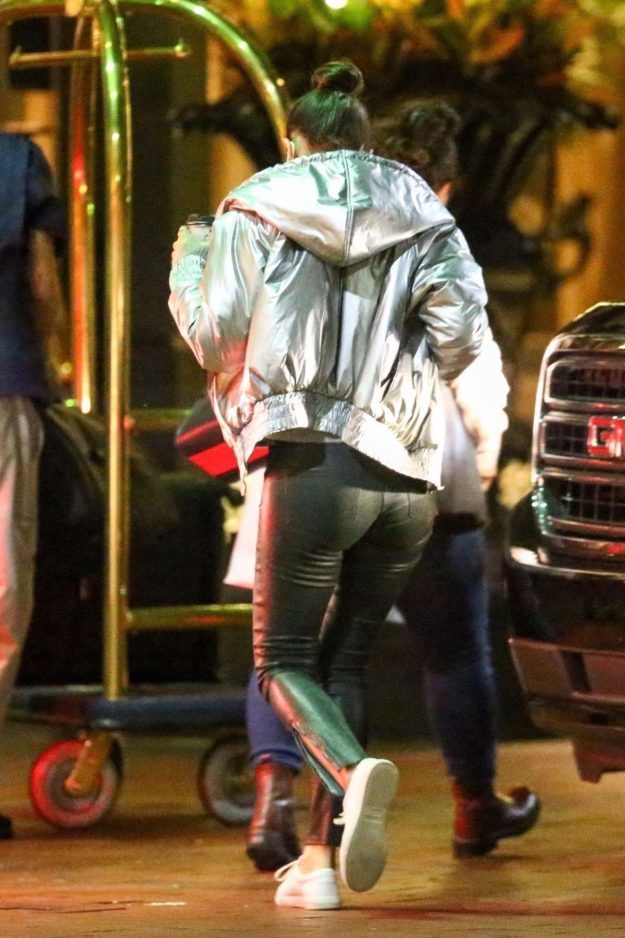 Ana de Armas Returning to her Hotel in New Orleans