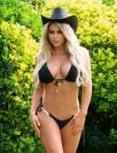 Bianca Gascoigne on Set of 2021 Calendar Photoshoot in Lanzarote