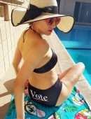Blanca Blanco in Promoting to VOTE Bikini