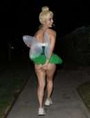 Caylee Cowan Booty, Seen Leaving Dan Bilzerian’s Halloween Party