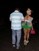 Caylee Cowan Booty, Seen Leaving Dan Bilzerian’s Halloween Party