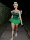 Caylee Cowan Booty, Seen Leaving Dan Bilzerian’s Halloween Party