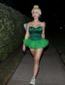 Caylee Cowan Booty, Seen Leaving Dan Bilzerian’s Halloween Party