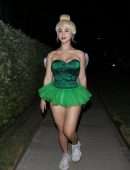 Caylee Cowan Booty, Seen Leaving Dan Bilzerian’s Halloween Party