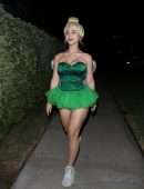 Caylee Cowan Booty, Seen Leaving Dan Bilzerian’s Halloween Party