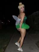 Caylee Cowan Booty Cheeks, attends Dan Bilzerian’s Halloween Party in West Hollywood