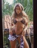 Cindy Prado Booty in Bikini at Balcony Photoshoot