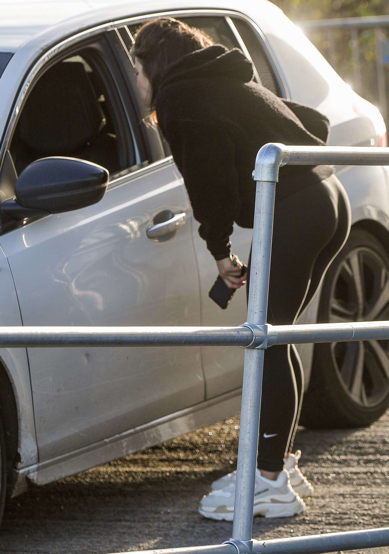 Faye Brookes Leaving Dancing on Ice Training in Manchester