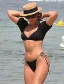 Francesca Allen Booty in Bikini on the Beach in Dubai