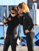 Hayley Atwell Out for a Walk with a Friend in Venice