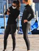 Hayley Atwell Out for a Walk with a Friend in Venice