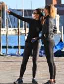 Hayley Atwell Out for a Walk with a Friend in Venice
