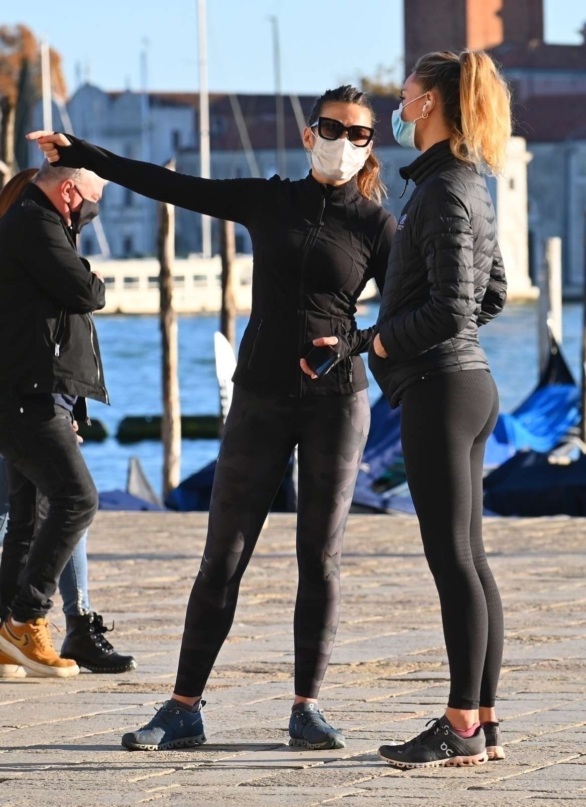 Hayley Atwell Out for a Walk with a Friend in Venice