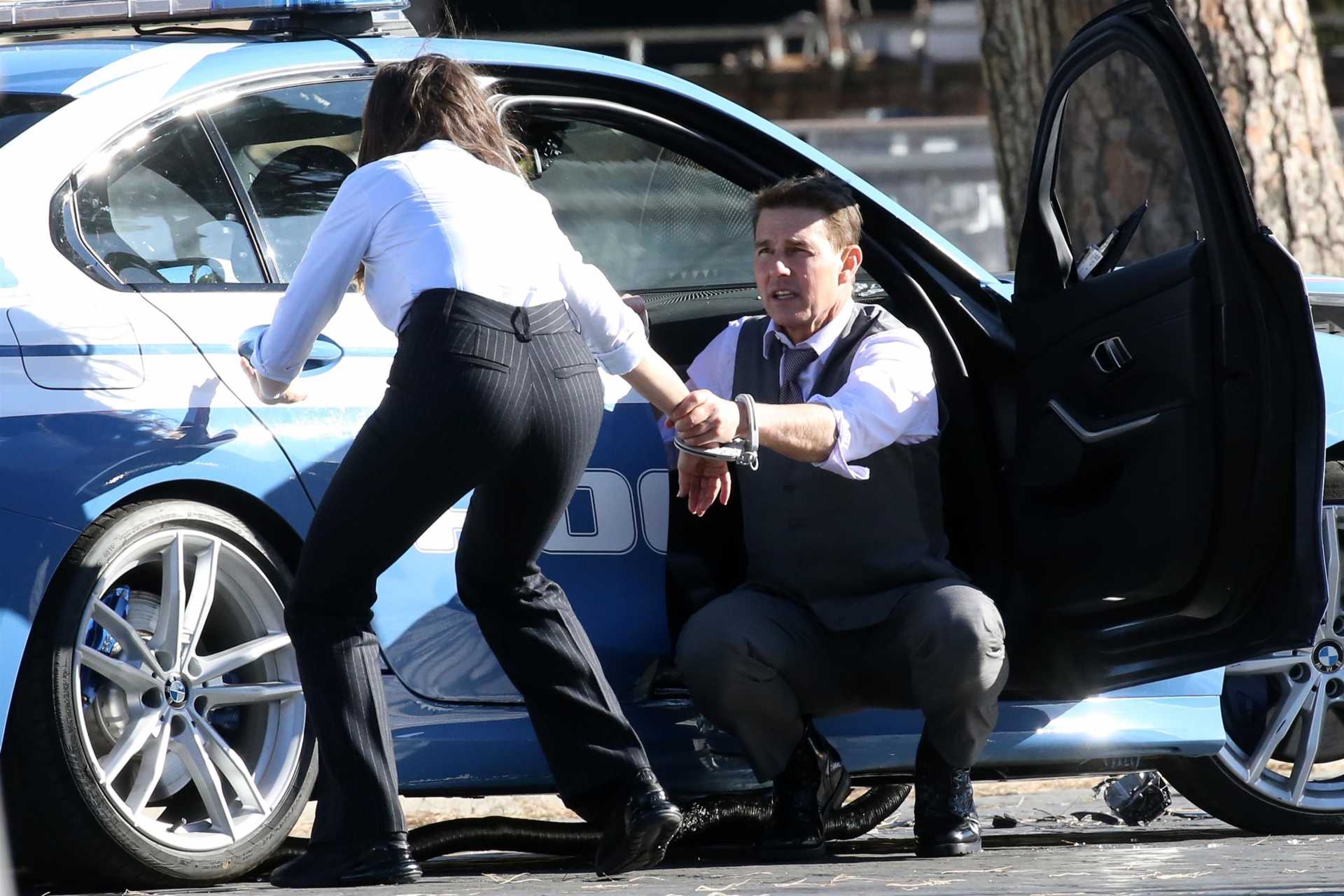 Hayley Atwell Filming 'Mission Impossible 7' in Rome