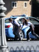 Hayley Atwell Filming 'Mission Impossible 7' in Rome