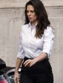 Hayley Atwell on the Set of 'Mission Impossible 7' in Rome