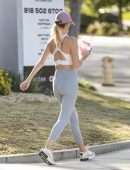 Hayley Roberts Booty in Leggings Out in Calabasas