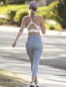 Hayley Roberts Booty in Leggings Out in Calabasas