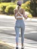 Hayley Roberts Booty in Leggings Out in Calabasas