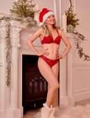 Helen Flanagan in Christmas Lingerie with Pour Moi in London