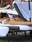 Jocelyn Chew Booty in Bikini on the Beach in Miami