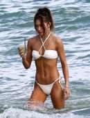 Jocelyn Chew Booty in Bikini on the Beach in Miami