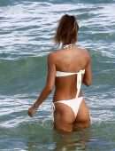 Jocelyn Chew Booty in Bikini on the Beach in Miami