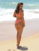 Kayleigh Morris Booty in Bikini on the Beach during Holiday in Cyprus