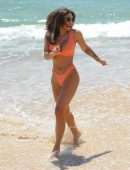 Kayleigh Morris Booty in Bikini on the Beach during Holiday in Cyprus