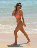 Kayleigh Morris Booty in Bikini on the Beach during Holiday in Cyprus