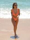 Kayleigh Morris Booty in Bikini on the Beach during Holiday in Cyprus