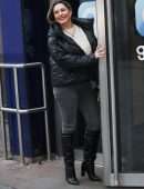 Kelly Brook Outside iHeartRadio in London