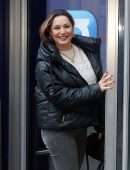 Kelly Brook Outside iHeartRadio in London