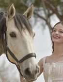 Mackenzie Foy at Press Interview for Black Beauty in Topanga, California