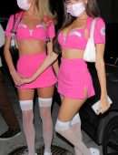 Madison Beer Booty in Halloween Costume at Catch in West Hollywood