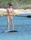 Martha Hunt in Bikini Paddleboarding in Tulum