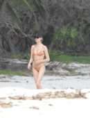 Martha Hunt in Bikini Paddleboarding in Tulum