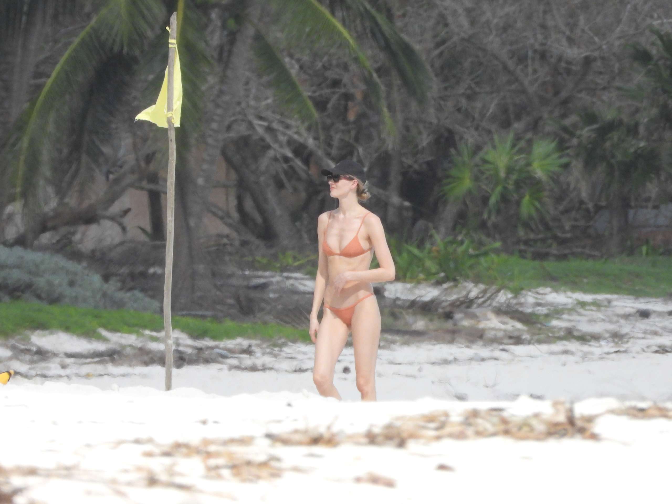 Martha Hunt in Bikini Paddleboarding in Tulum