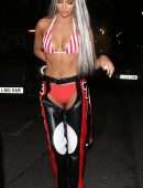 Maura Higgins at MKY HSE Halloween Party in Fancy Dress in London
