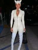 Meagan Good Spotted Arriving at a Halloween Party in West Hollywood