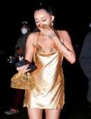 Noah Cyrus Leggy and Tana Mongeau Out for Halloween in Hollywood