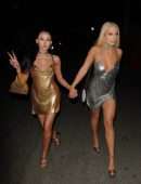 Noah Cyrus Leggy and Tana Mongeau Out for Halloween in Hollywood