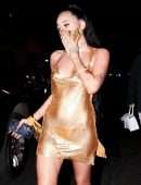 Noah Cyrus Leggy and Tana Mongeau Out for Halloween in Hollywood