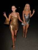 Noah Cyrus Leggy and Tana Mongeau Out for Halloween in Hollywood