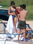 Olivia Culpo in Bikini on a Yacht in Cabo San Lucas