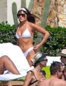 Olivia Culpo Booty in Tiny White Bikini in Cabo San Lucas