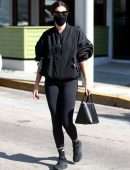 Sara Sampaio Booty, Outside Dogpound Gym in West Hollywood