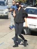 Sara Sampaio Booty, Outside Dogpound Gym in West Hollywood
