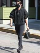 Sara Sampaio Booty, Outside Dogpound Gym in West Hollywood