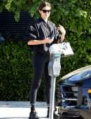 Sara Sampaio Booty, Outside Dogpound Gym in West Hollywood